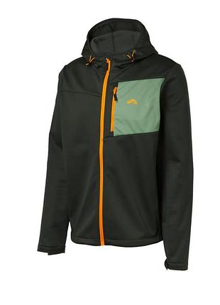 Куртка softshell (софтшел) водоотталкивающая и ветрозащитная для мужчины crivit bionic-finish® eco 479950 m зеленый