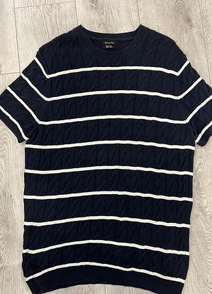 Футболка вʼязана massimo dutti