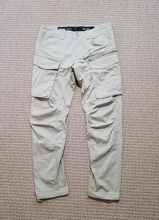 G-star raw rovic zip 3d straight tapered штани карго оригінал (w34 l34)