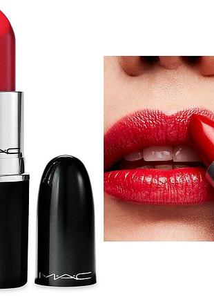 Mac lustreglass sheer-shine lipstick у відтінку 502 cockney