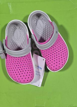 Сабо для девочки crocs literide c10 3