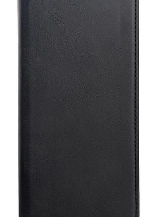 Чохол книжка leather flip для motorola g24 power на магніті з підставкою чорний