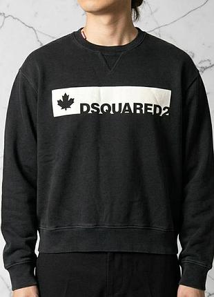 Dsquared2 унисекс черный свитшот. оригинал