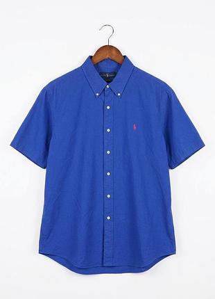 Сорочка polo ralph lauren оригінал classic fit twill вінтажна xl синя
