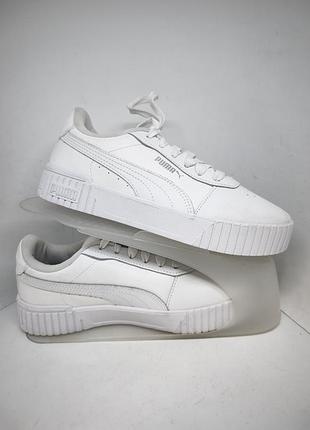 Кеди жіночі puma carina 2.0 (385849-02) оригінал шкіряні,нові,сток