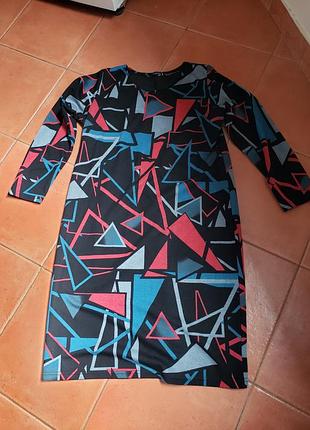 Брендовое трикотажное платье 48-50 р (l-xl)