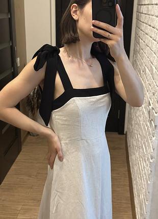 Лляна сукня