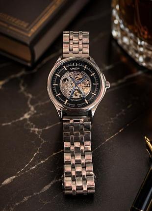 Часы omega automatic (копия) | автоматический механизм | металлический браслет