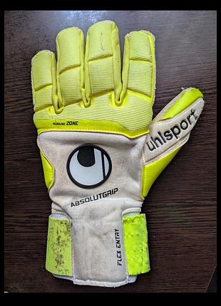 Вратарские перчатки uhlsport pele alliance absolutgrip (размер 11)