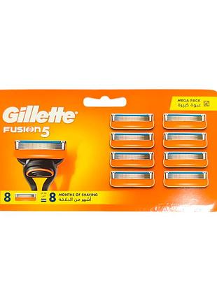 Картриджи gillette fusion 5 8 шт.