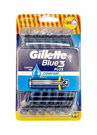 Станки gillette blue 3 plus comfort + 12 шт/уп 8092