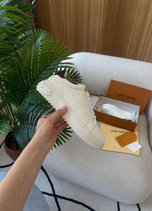🙂 louis vuitton time out sneaker white