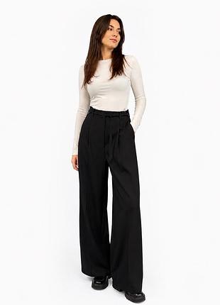 Чорні брюки wide leg