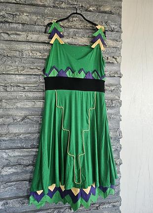 Яскрава зелена сукня сарафан tsumori chisato