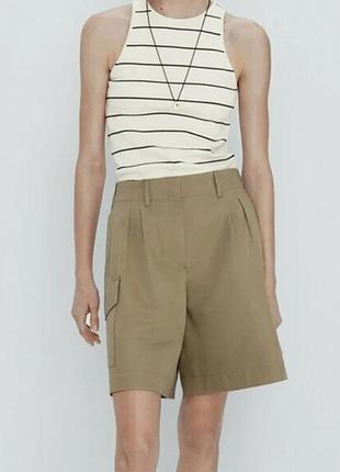 Шорты карго camel massimo dutti размер 38