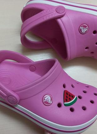 Шлепанцы весна-лето дев. 32-33р.crocs индонезии