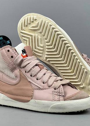 Nike blazer mid 77 jumbo кеды кеди кроссовки кросівки обувь взуття шкіра черевики демисезон ботинки кожа классика блейзер найк sb