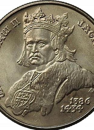 Колекційна монета 500 злотих 1989 (польща) — король владислав ii ягайло