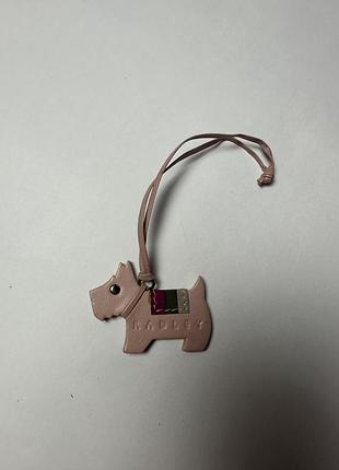 Шкіряний фірмовий брелок radley