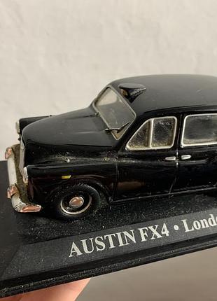 Коллекционная модель лондонского такси austin fx4 1965 года в масштабе 1/43. машинка