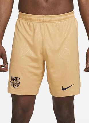 Футбольні шорти nike fc barcelona 22/23 stadium away shorts l