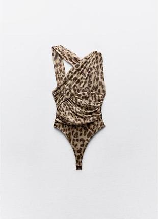 Леопардове боді zara