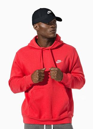 Nike оригінальне червоне худі club fleece l