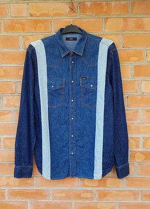 Diesel denim shirt джинсовая рубашка оригинал (l)