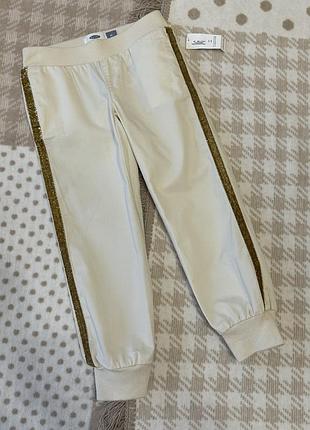 Штани джогери old navy з золотими лампасами брюки