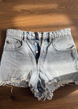 Шорти джинсові zara mng xs