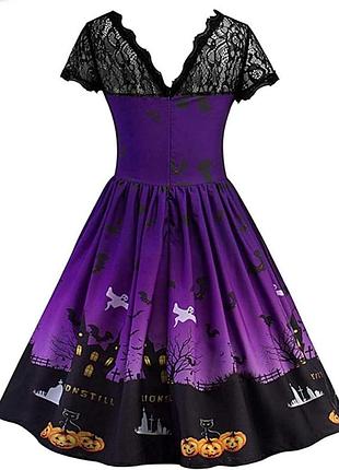 Готична гелловін halloween сукня wicked costumes