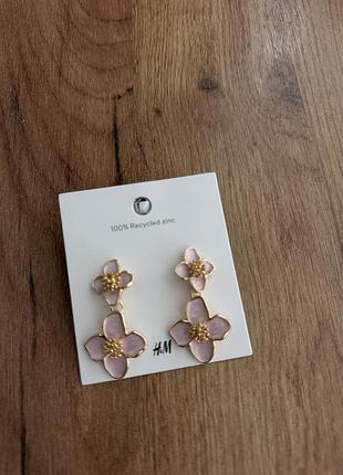 Сережки h&m