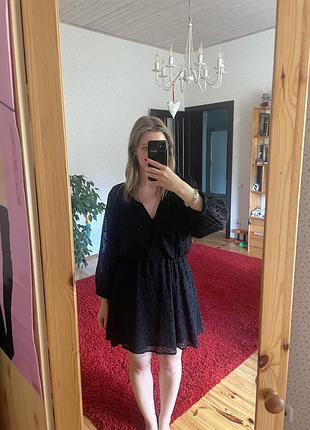 Черное платье вечернее zara