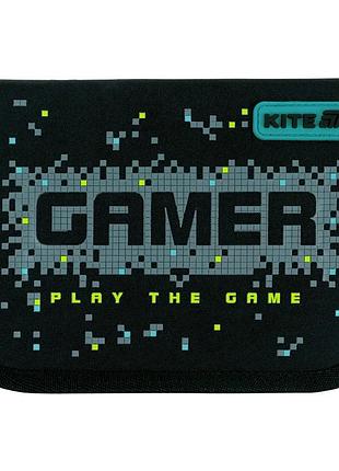 Пенал без наполнения kite play the game k26-621-8, 1 отделение, 1 отворот