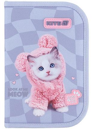 Пенал без наполнения kite studio pets sp26-622, 1 отделение, 2 отворота