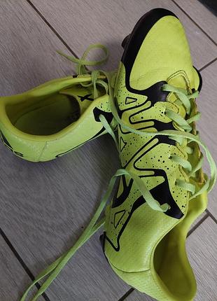 Футбольные бутсы adidas x 15.3 fg/ag (размер 38 / 24 см)