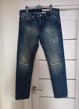 Мужские рваные джинсы h&amp;m 33/32