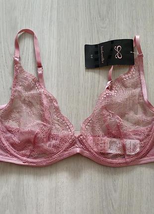 Бюстгальтер нидерландского бренда белья hunkemöller размер 80с, цвет foxglove
