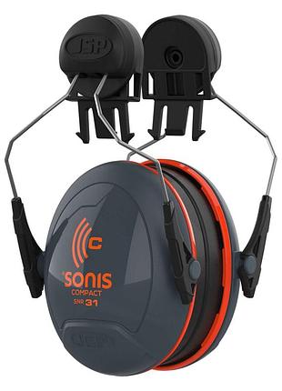 Будівельні промислові навушники jsp sonis compact snr-31 дБ для захисної каски