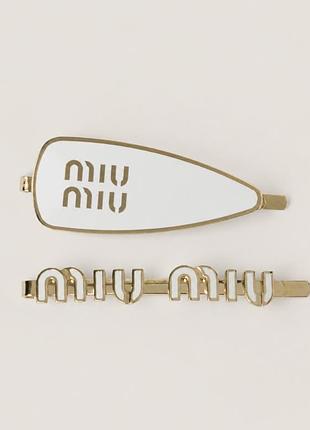 Заколка кліпса невидимка miu miu