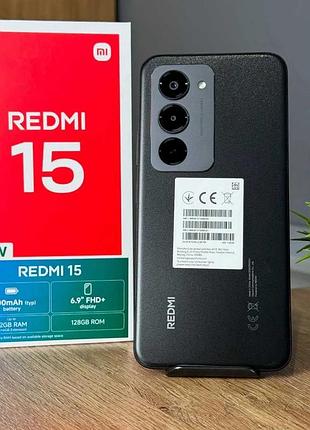 Xiaomi redmi 15 nfc 12(6+6)/128 midnight black (новый, официальная гарантия в год)
