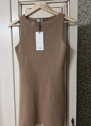 Платье сарафан рубчик otaje 25 union zara mango h&m bershka pull&bear papaya massimo dutti cher17 oysho calzedonia stradivarius reserved mohito asos