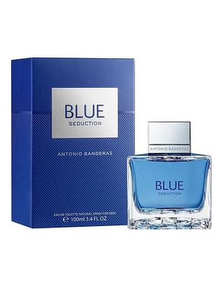 Чоловіча туалетна вода antonio banderas seduction blue for men 100 мл