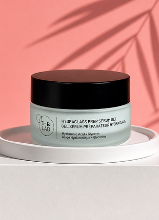 Подготавливающая гелевая сыворотка с эффектом "glass skin" dr. brandt dr. b lab hydraglass prep serum gel 30 ml