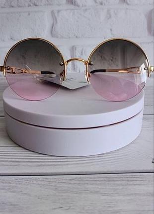 Сонцезахисні окуляри round pink gradient