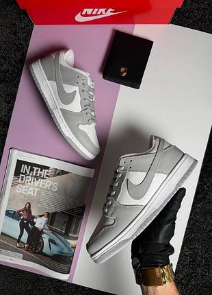 Жіночі кросівки nike sb dunk low pro grey fog