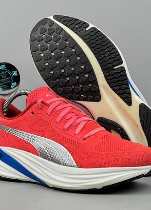 Puma magnify nitro 2 кросівки спортивне взуття спортивные кроссовки для залу тренувань бігові беговая обувь трекінгові трейлові зручні легкі  пума