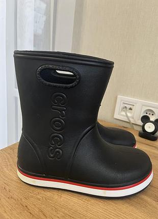 Гумові чоботи crocs handle it rain boots 🖤