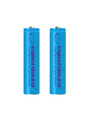 Аккумулятор ni-mh aaa esperanza eza101b 1000 mah в блистере 2шт голубой