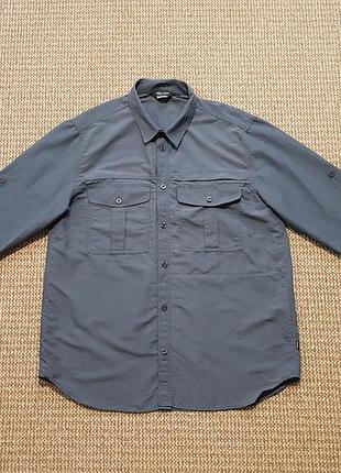 Rohan expedition shirt insect shield рубашка треккинговая upf 40+ оригинал (l)